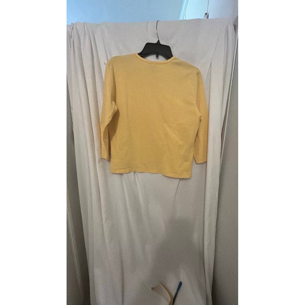 Sun Moda 3/4 Sleeve Scoop Neck Top - Picture 4 of 4